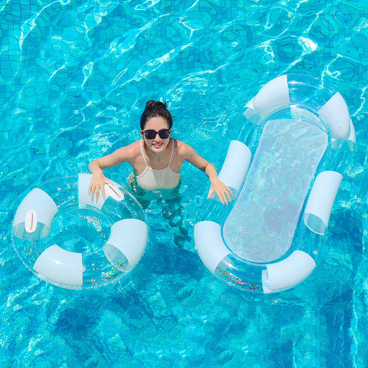 Women Inflatable Relax Lounge with Mesh Surface Kalsten