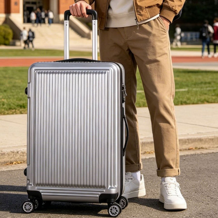 Men's Premium Aluminum Rolling Travel Case Kalsten