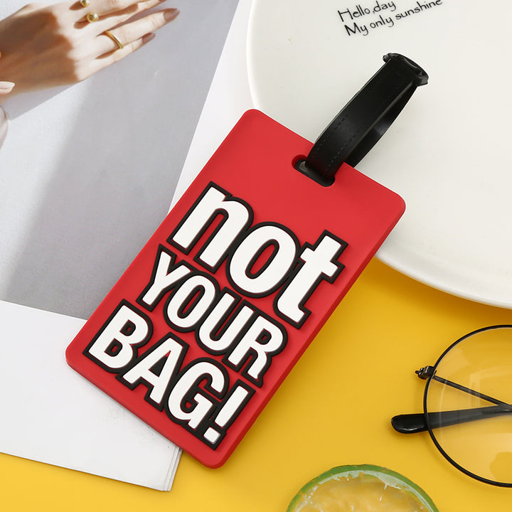 Unisex Luggage Tag with Eye-catching Message Kalsten