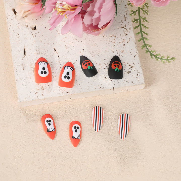 Halloween Theme Artificial Nails Kalsten
