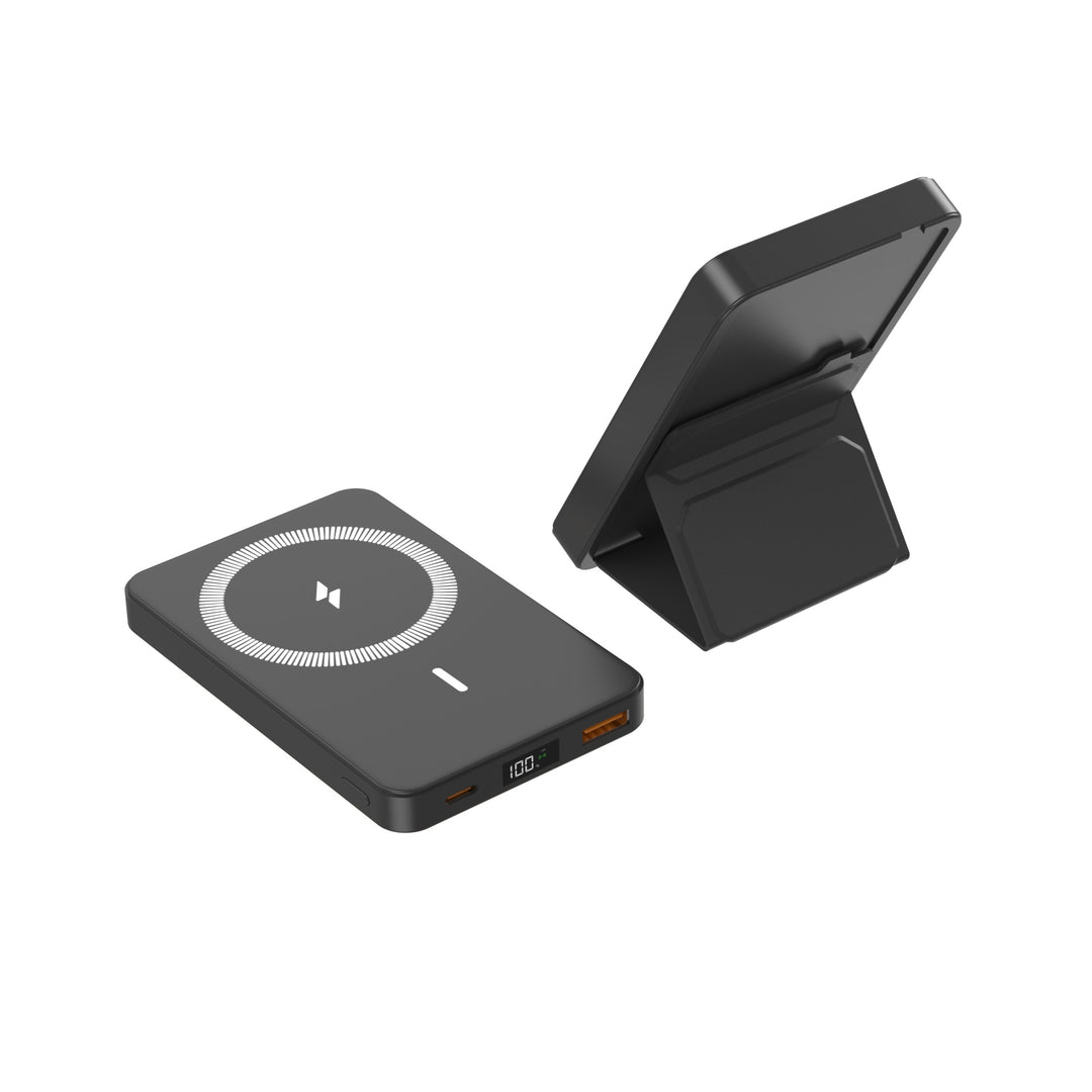 Magnetic Wireless Powerbank with Integrated Stand Function Kalsten