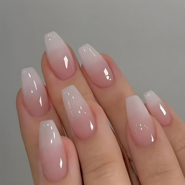 Elegant Floral Bow Press-On Nail Tips Kalsten