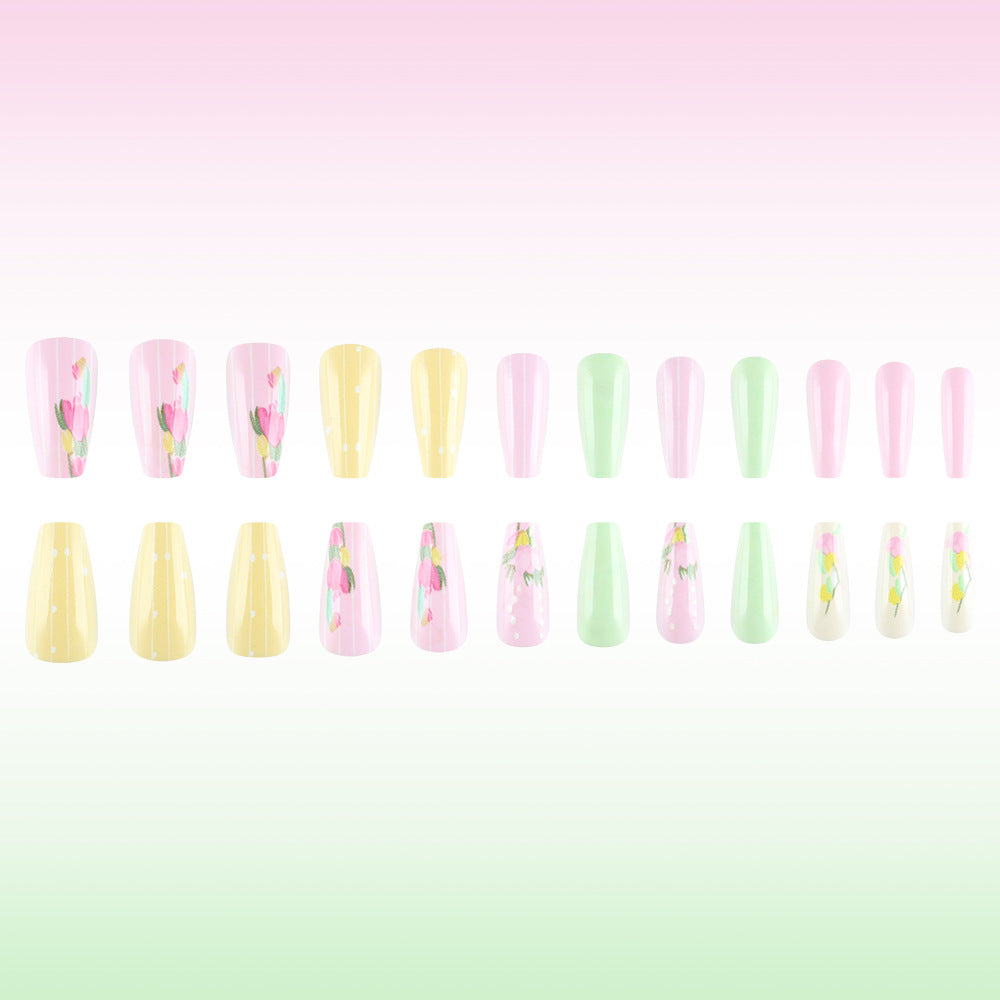 Floral Themed Nail Art Kalsten