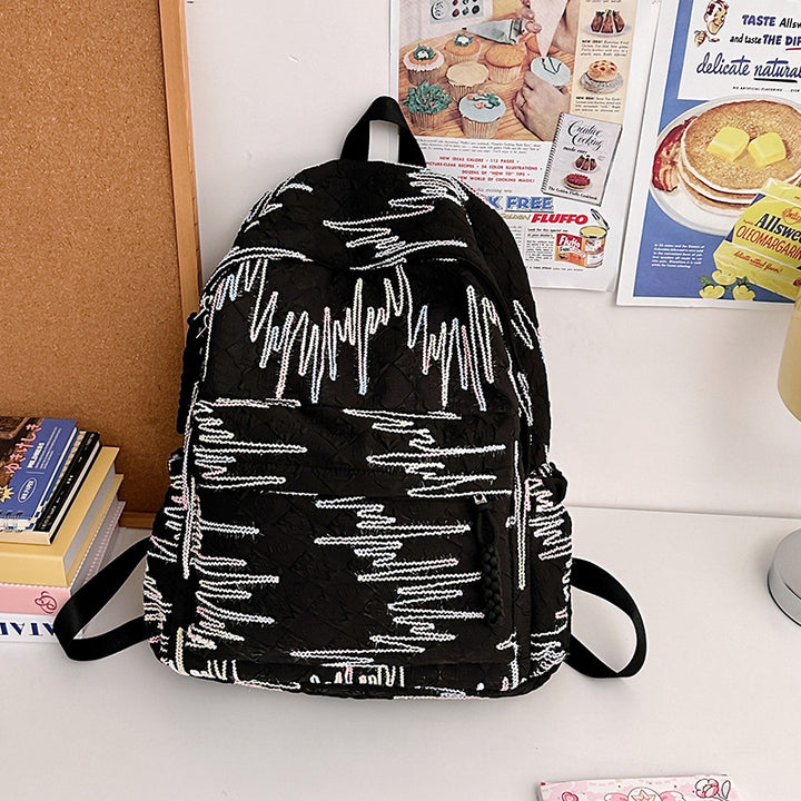 Abstract Patterned Backpack Kalsten