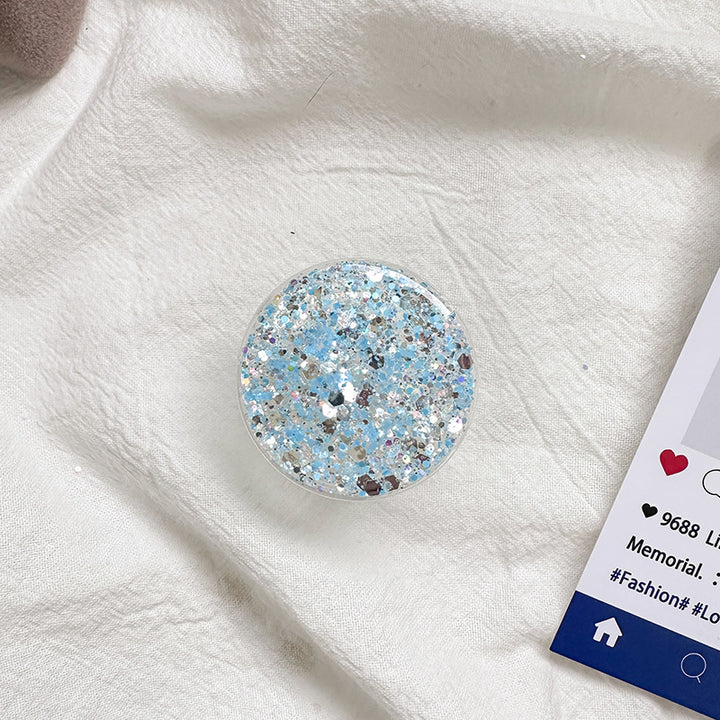 Sparkly Resin Phone Holder And Stand With Full Rotation Base
