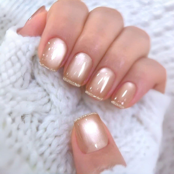 Elegant Glossy Ombre Press-On Nails Kalsten