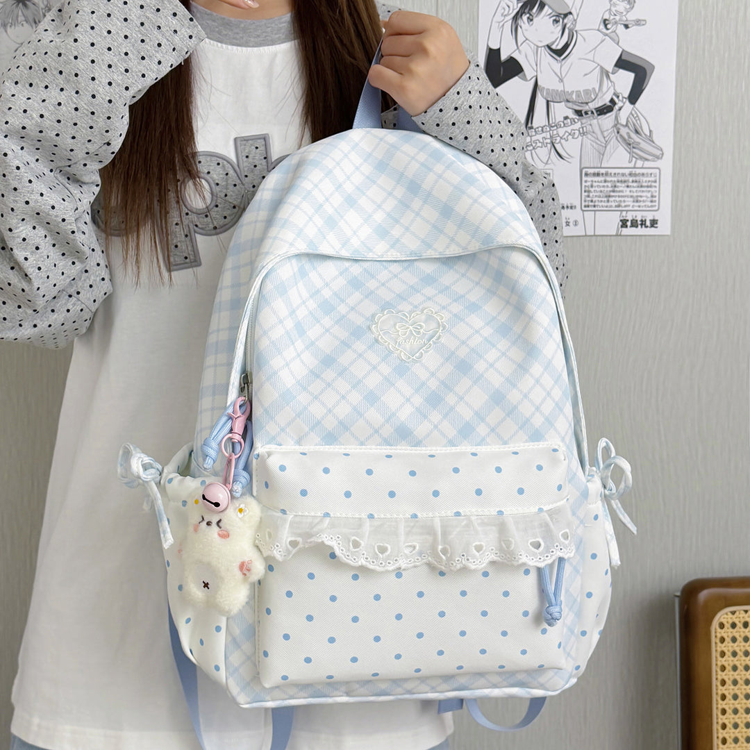 Playful Bunny-Ear Design Backpack Kalsten