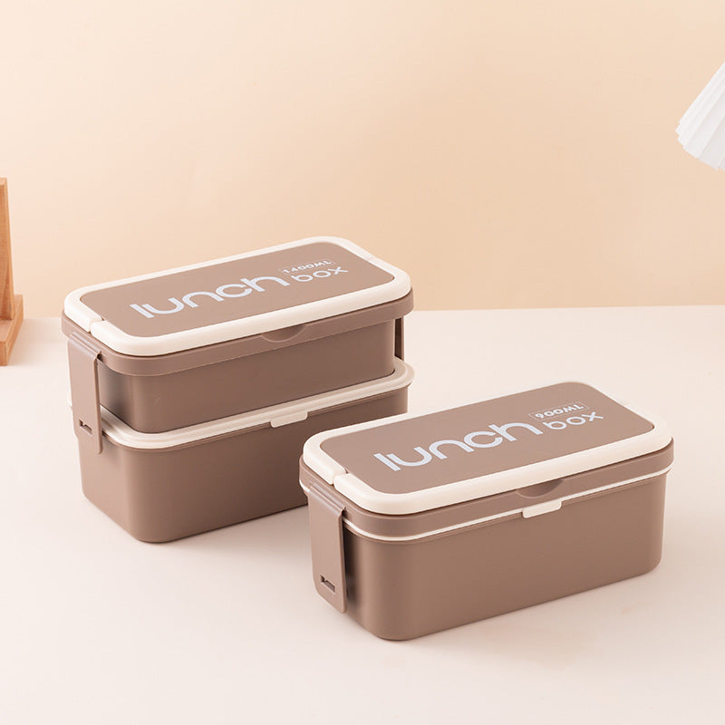 Multi-Tiered Lunch Box with Airtight Seal