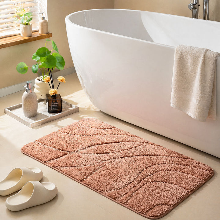 Luxurious Textured Bath Mat Kalsten