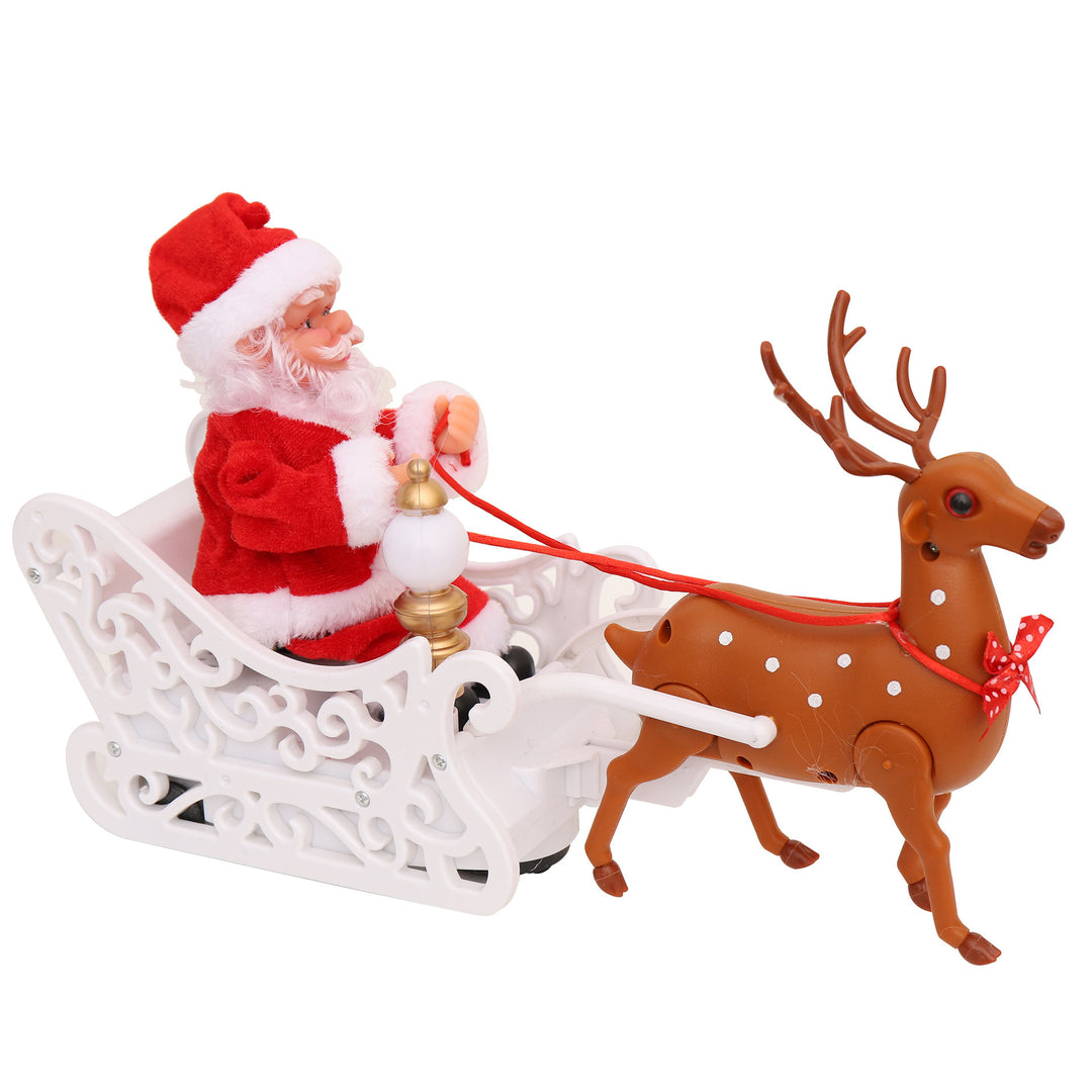 Santa Claus and Reindeer Figures Set Kalsten
