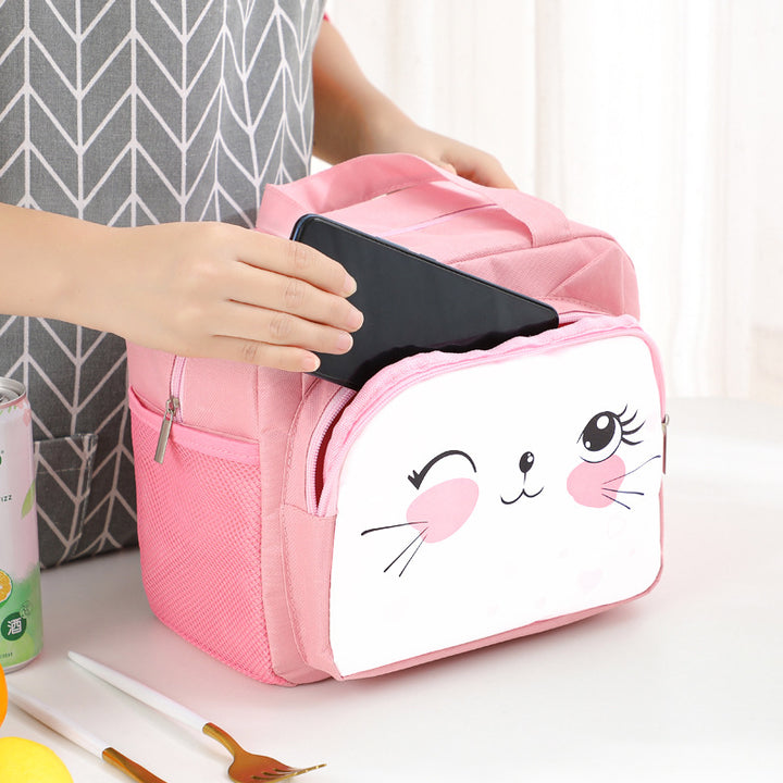 Playful Animal-Themed Insulated Lunch Bag Kalsten