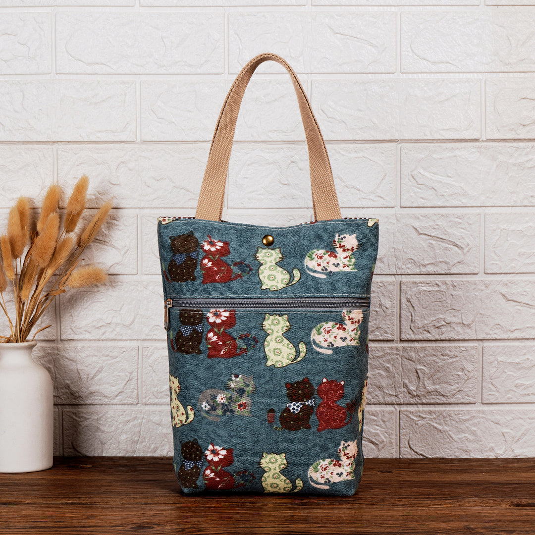 Cat Print Insulated Lunch Bag Kalsten