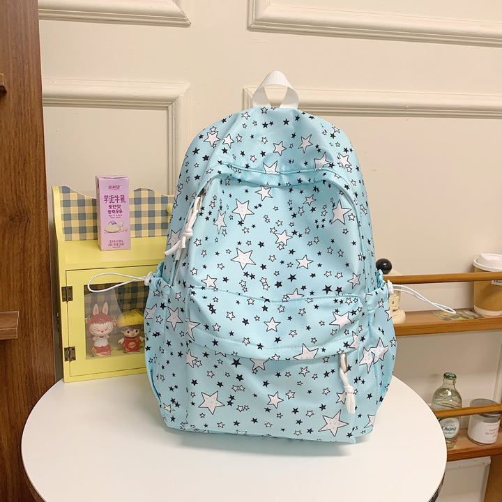Backpack with High-Quality Star Pattern and Multifunctional Compartments Kalsten