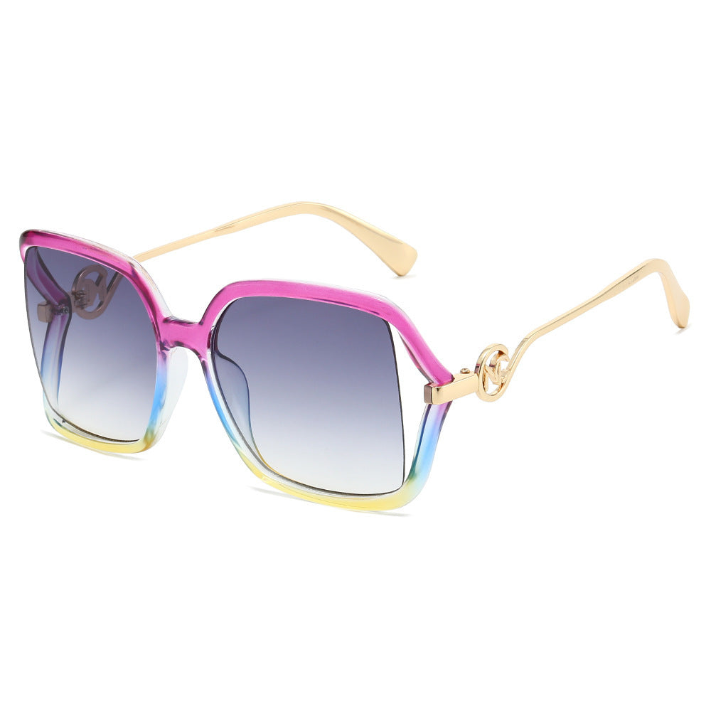 Oversized Geometric Gradient Sunglasses Kalsten