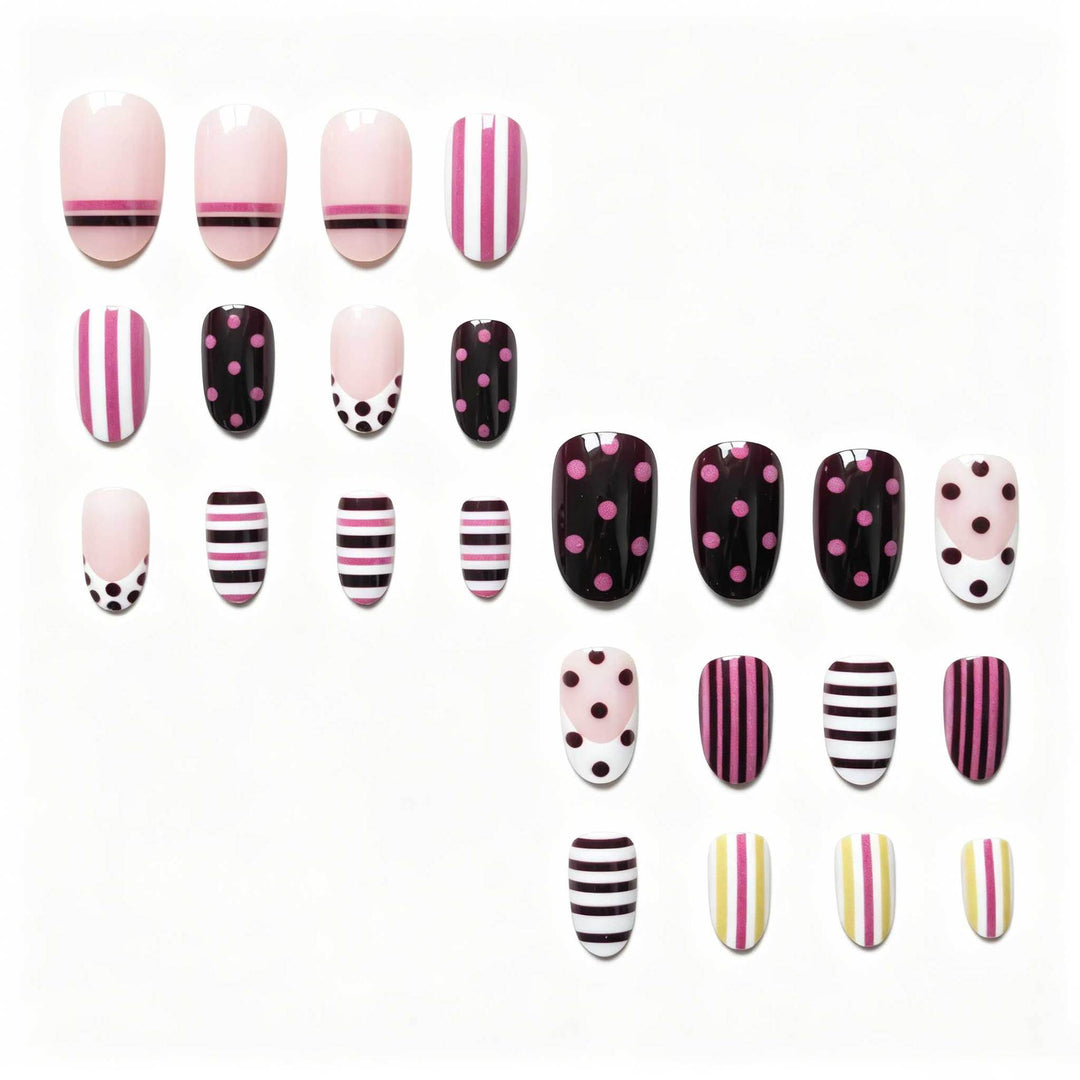 Artistic Chocolate-Themed Nail Art Kit