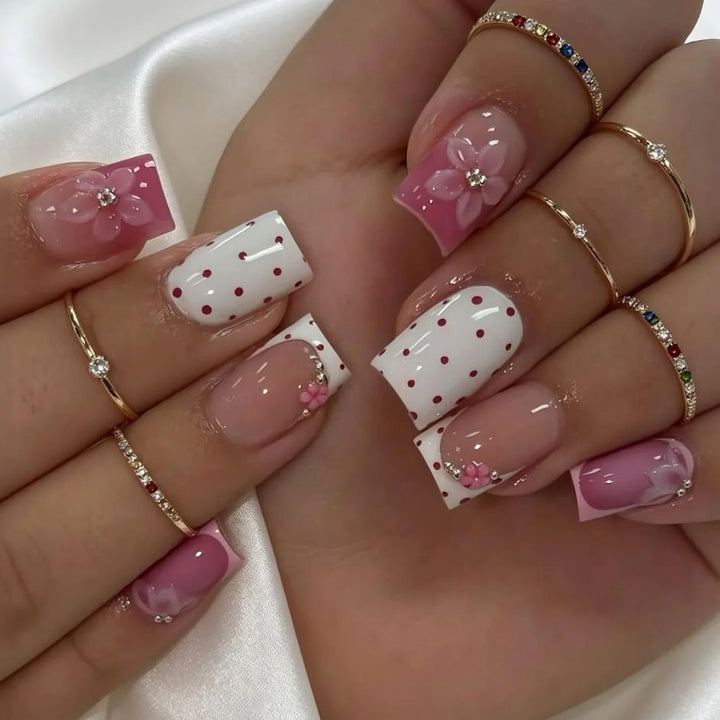 Floral Abstract Nail Art Set Kalsten