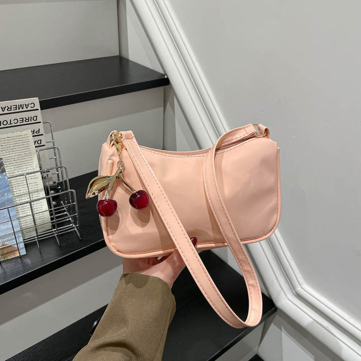 WoGlossy Textured Handheld Crossbody Bag Kalsten