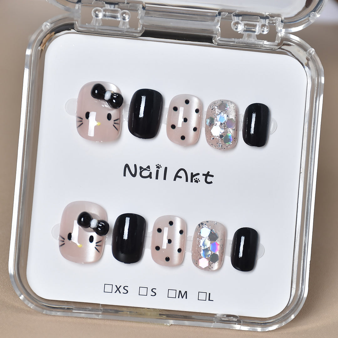 Premium Glamorous Press-On Nail Extensions Kalsten
