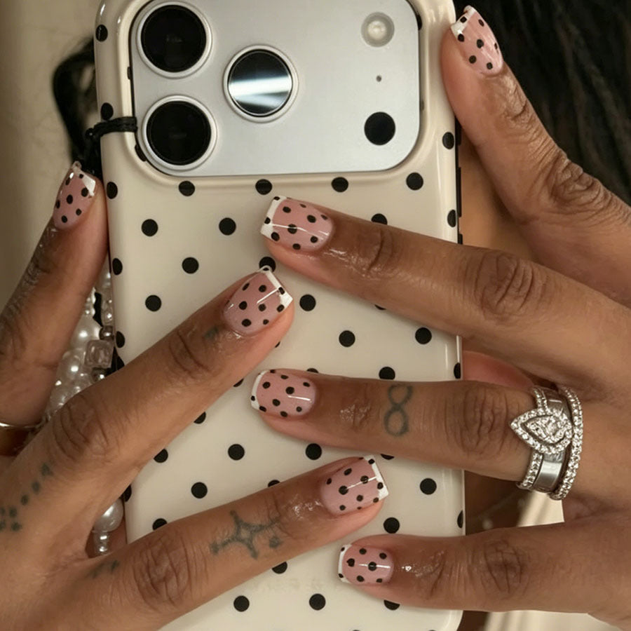 Trendy Polka Dot Press-On Nail Set Kalsten