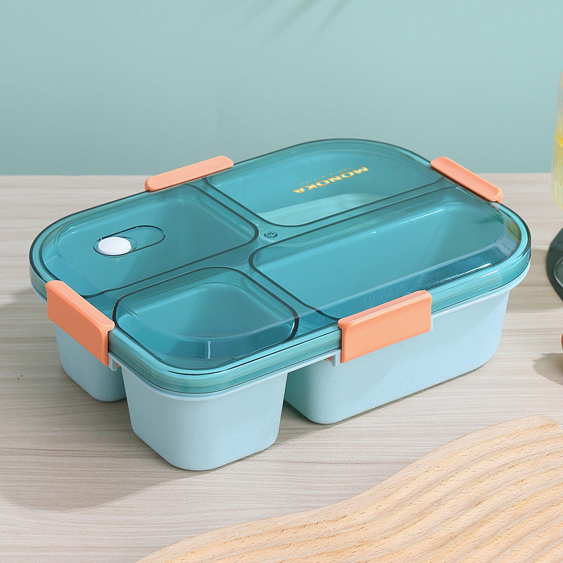 Multi-Sectional Food Storage Container with Airtight Seal
