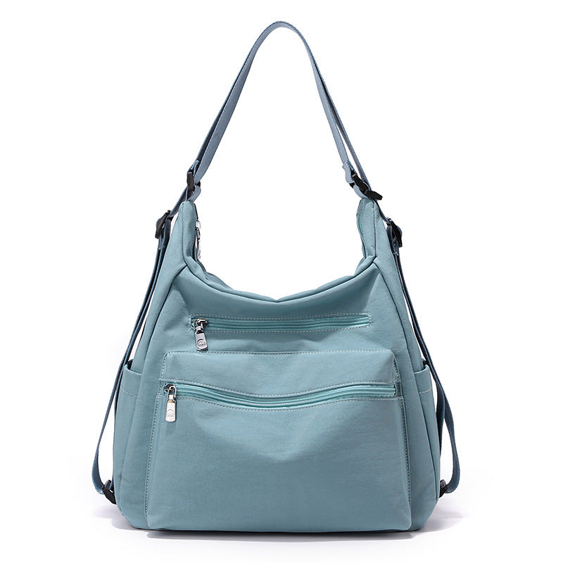 Multi-Zippered Casual Shoulder Bag Kalsten