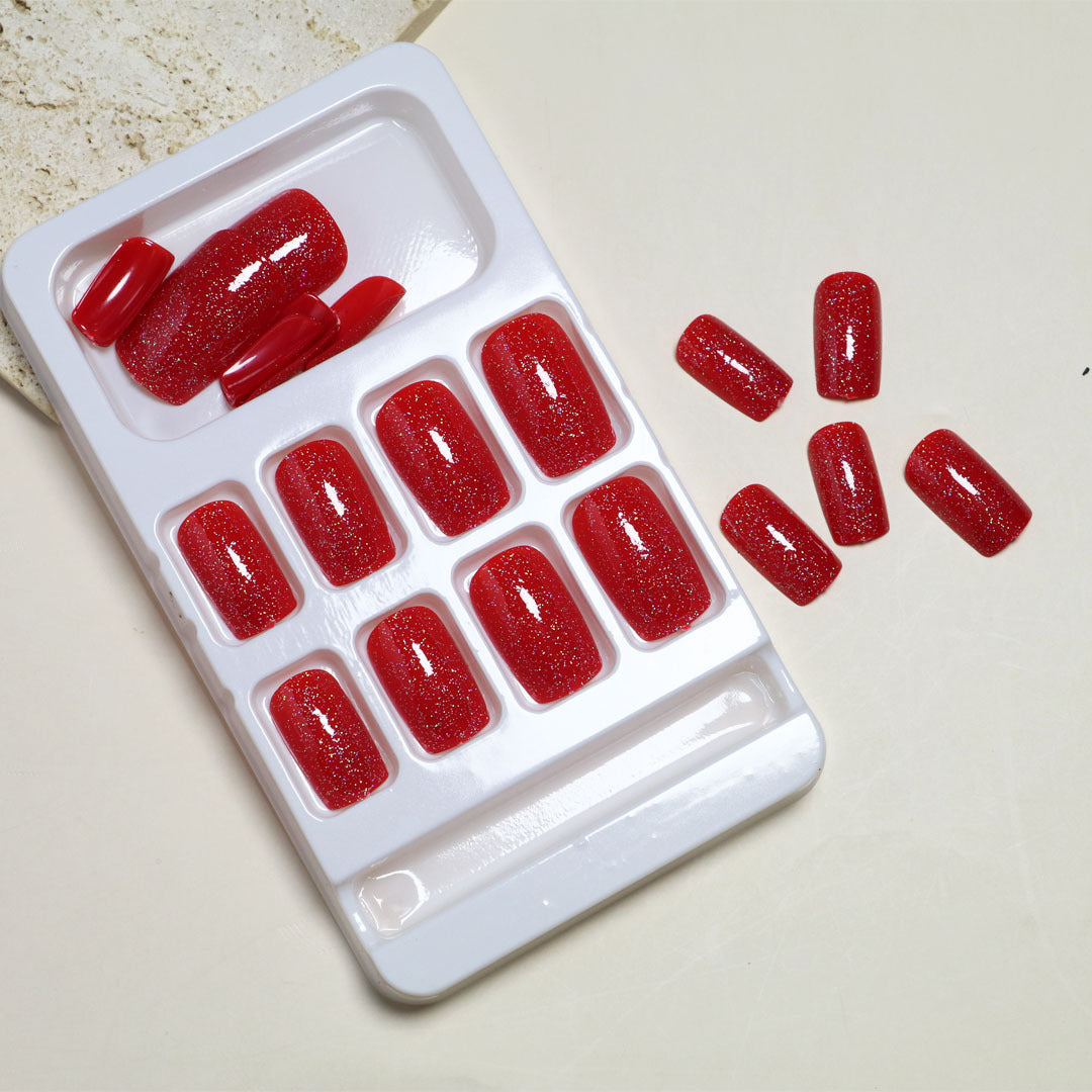 Sparkling Glam Press-On Nail Set Kalsten