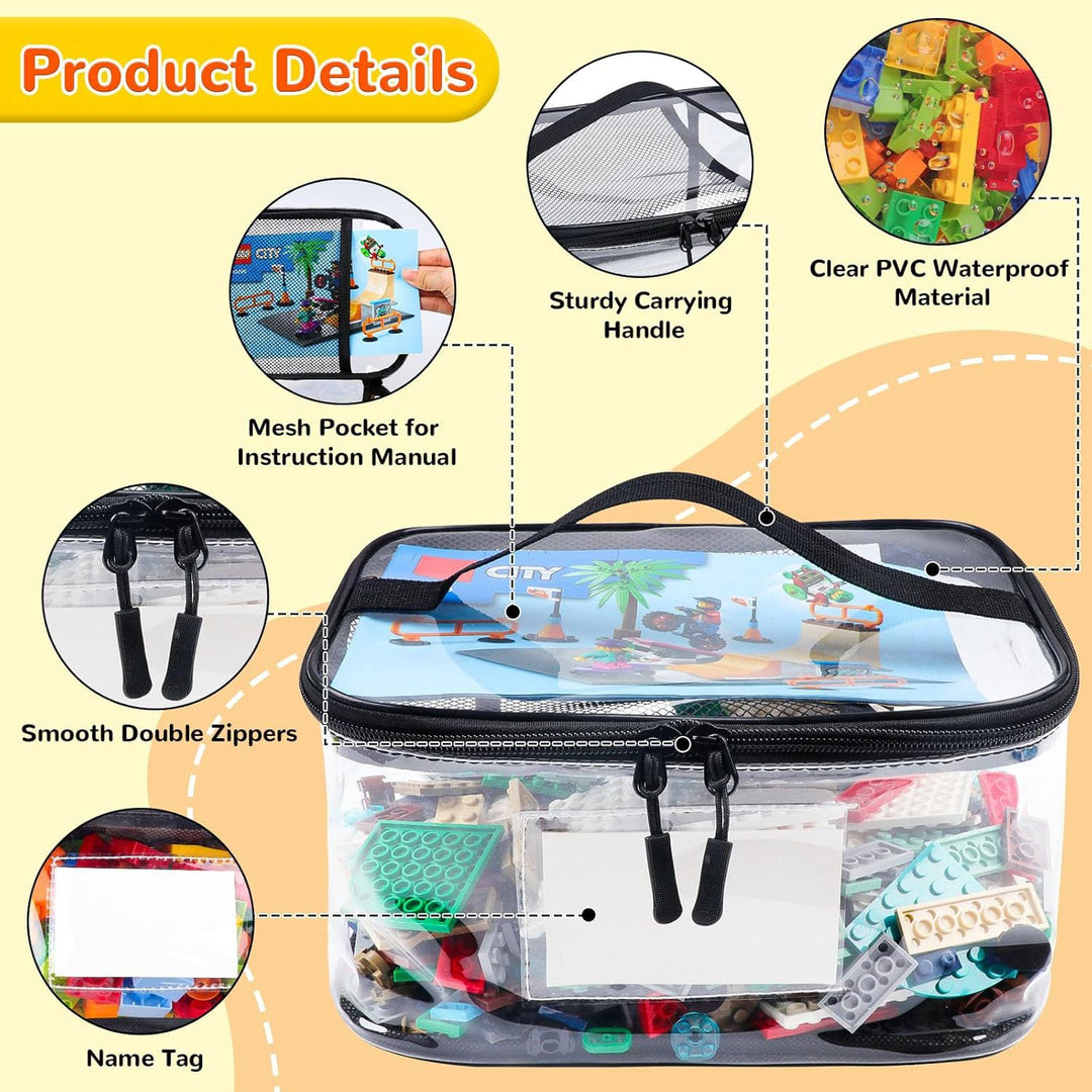 Transparent Storage Organizer for Building Blocks Kalsten