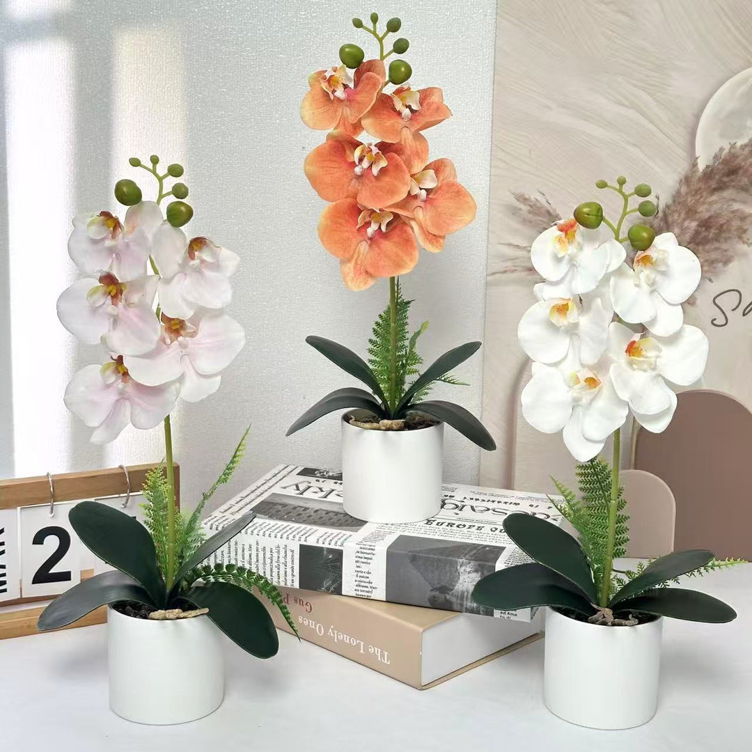 Artificial Orchid Plant for Decorative Indoor Display