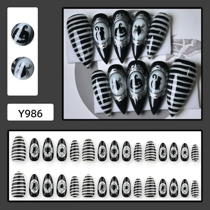 Artificial Nails in Creative Halloween Design Kalsten