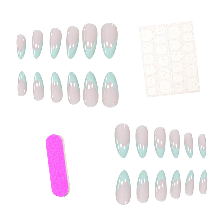 Elegant French Tip Acrylic Nail Enhancements Kalsten 1789915404
