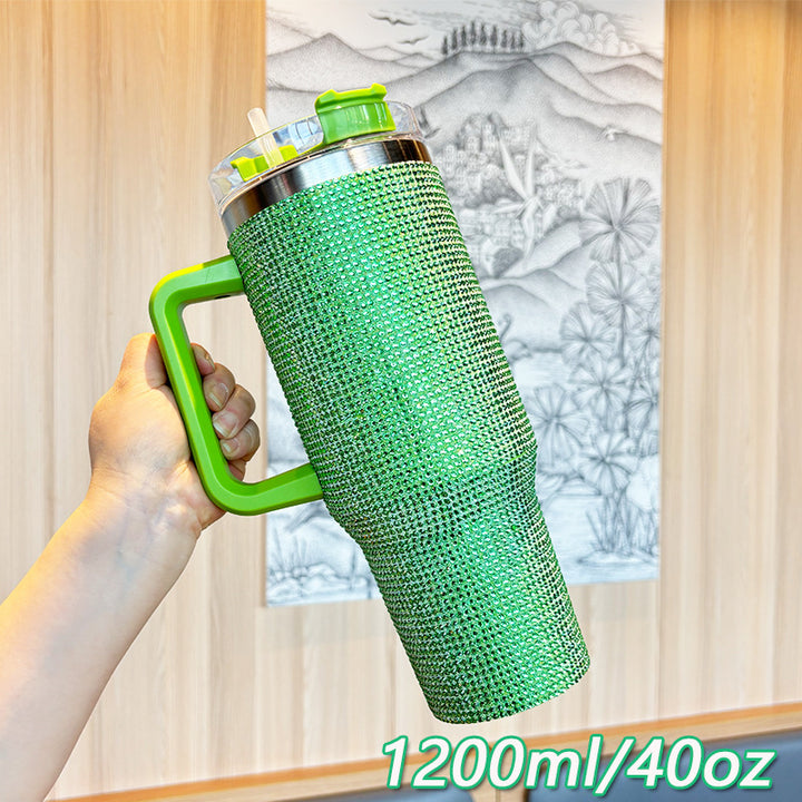 Women's Sparkling Water Bottle with Large Volume and Ergonomic Handle Kalsten