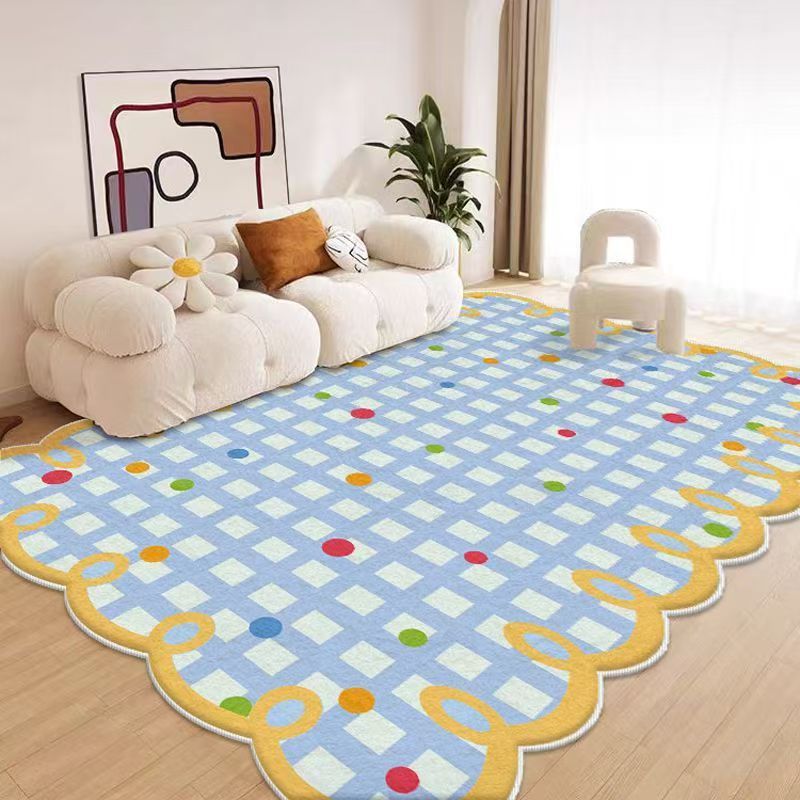 Floral Pattern Playful Area Rug