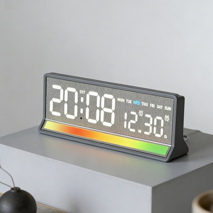 Digital alarm clock with clear LED display and date display Kalsten
