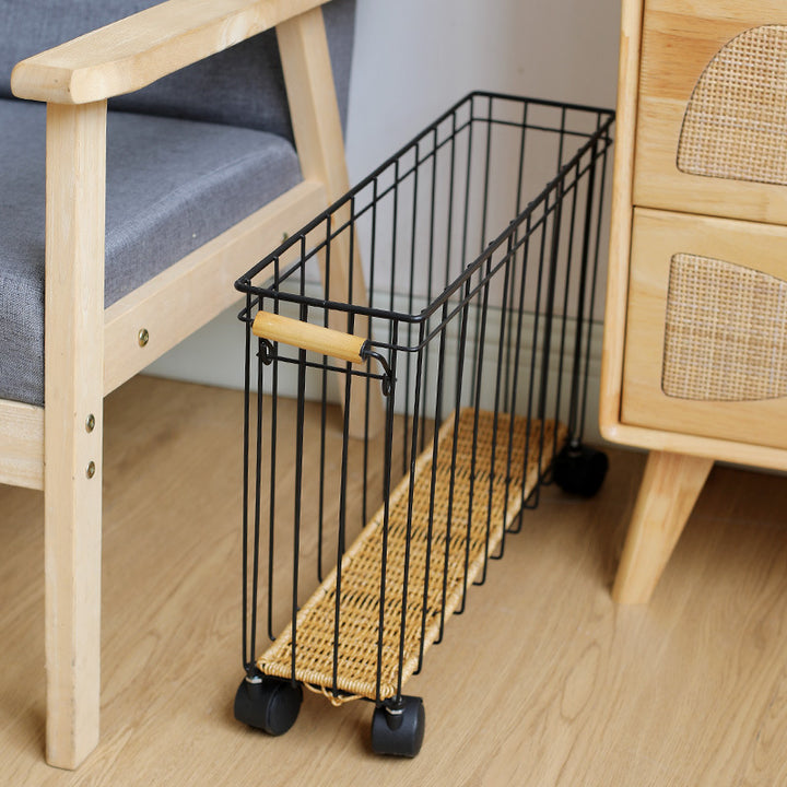 Unisex Modern Storage Basket with Wheels Kalsten
