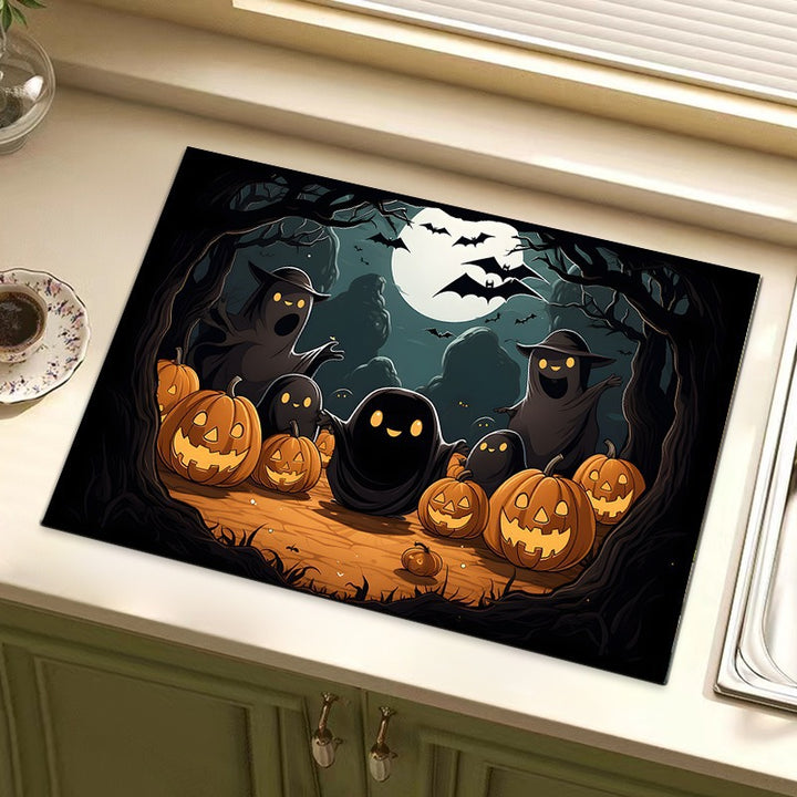 Halloween-Themed Decorative Kitchen Mat Kalsten