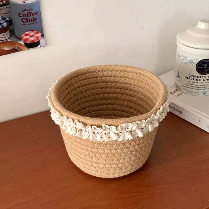Handcrafted storage basket Kalsten