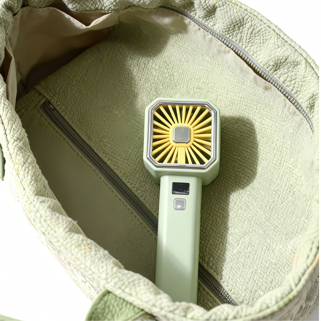 Women's Portable Handheld Fan with Digital Control Kalsten