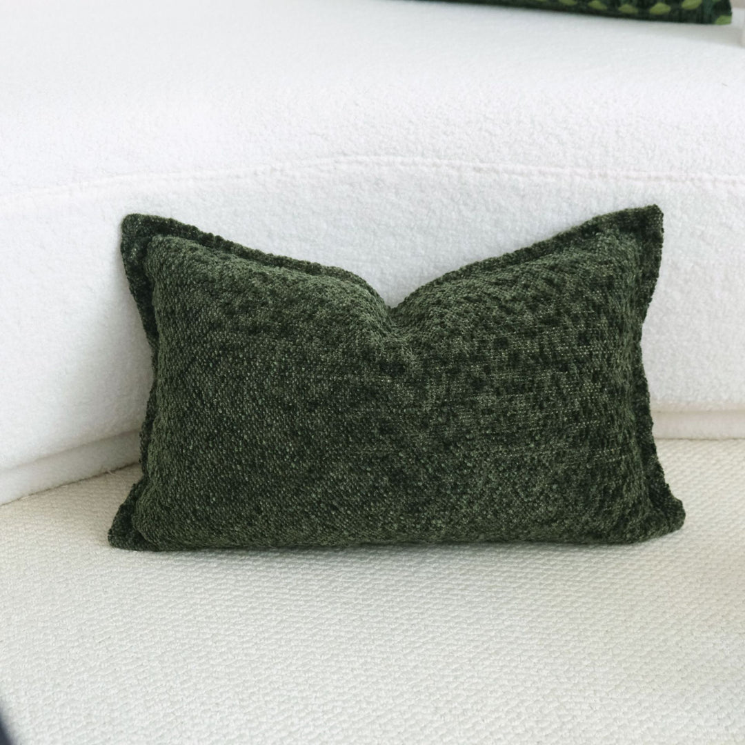 Textured Decorative Bolster Pillow
