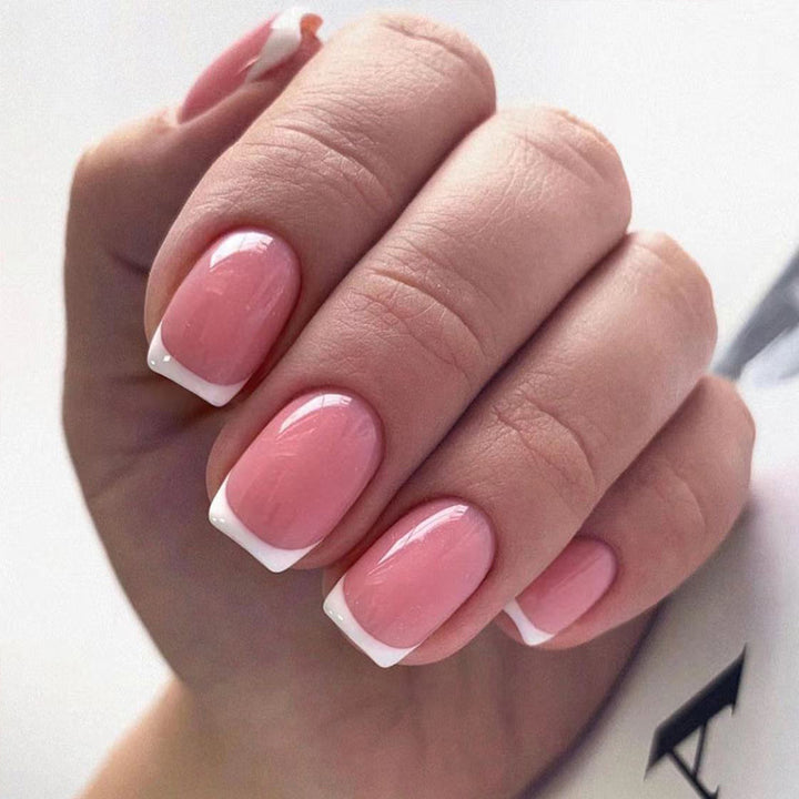 Elegant Nail Art with French Tip Design Kalsten