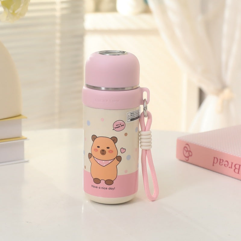 Women's insulated bottle with cute bear motif Kalsten