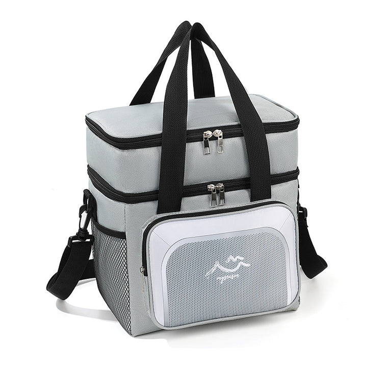 Insulated Multi-Compartment Lunch Cooler