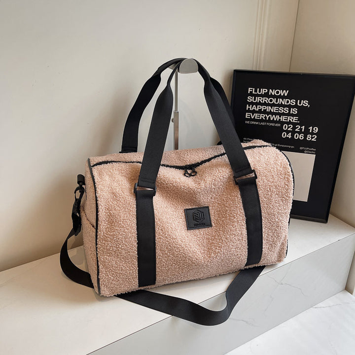 Cozy Fleece Travel Duffel Bag Kalsten