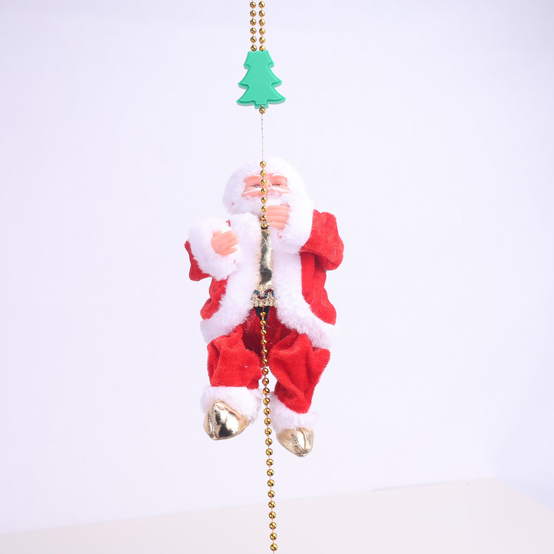 Decorative Santa Claus figurine with reflection ornament