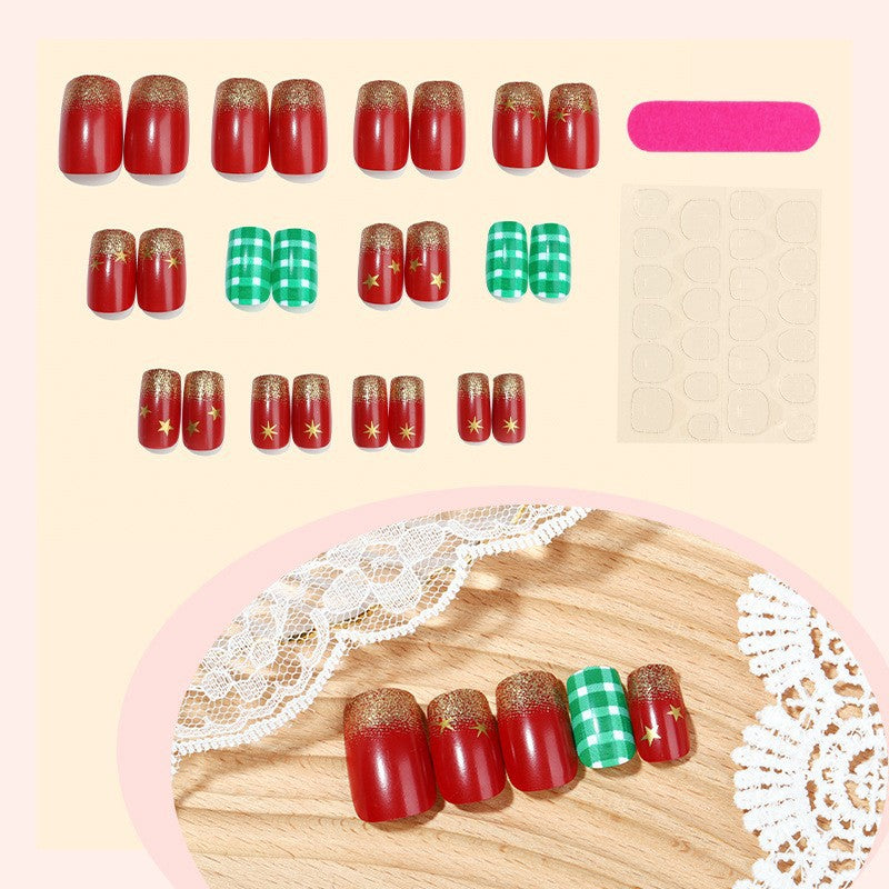 Gradient Style Press-On Nails with Closure Kit Kalsten
