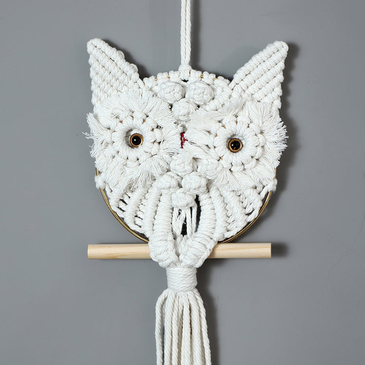 Macrame Owl Wall Hanging Kalsten