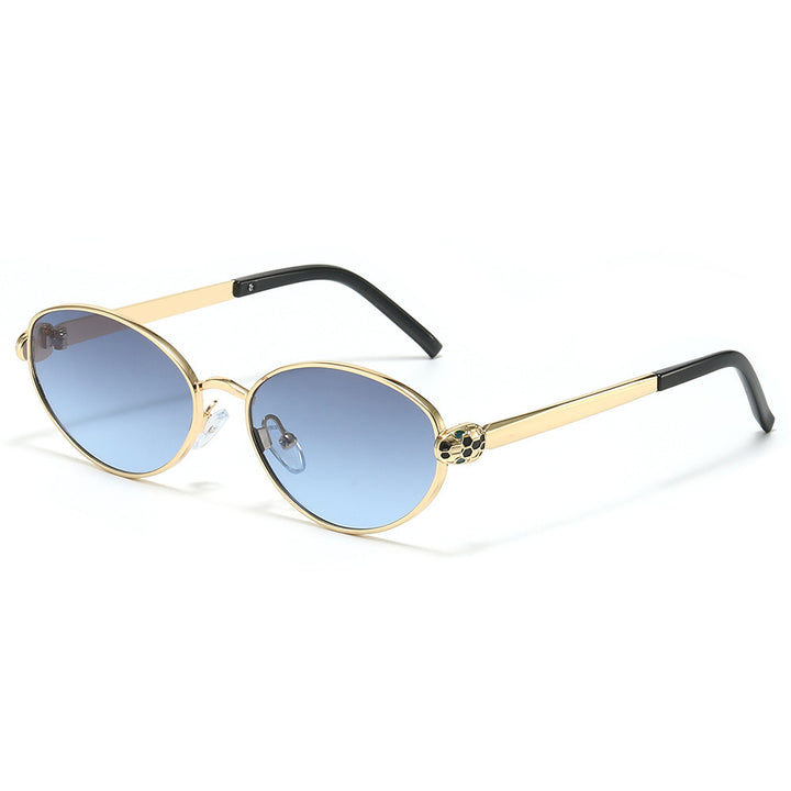 Chic Cat-Eye Sunglasses with Luxurious Gold Accents Kalsten