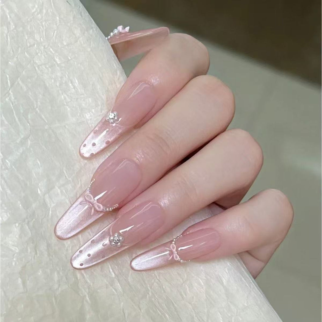 3D Embellished Press-On Nail Art Set Kalsten