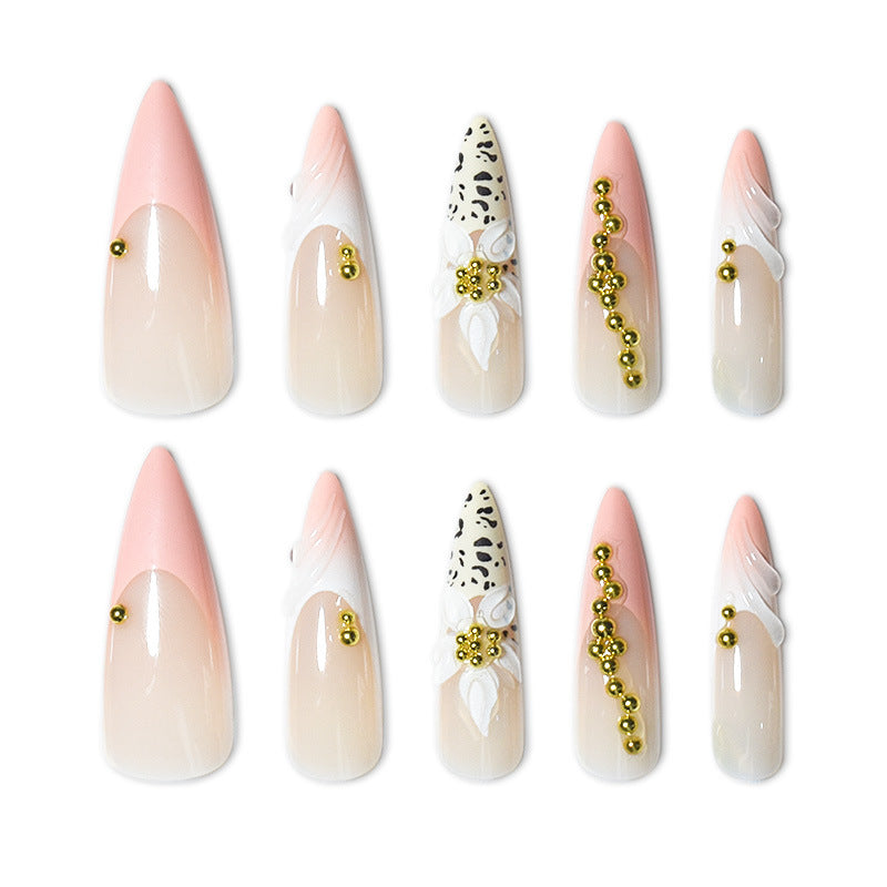 Exotic Floral and Animal Print Press-On Nail Extensions Kalsten