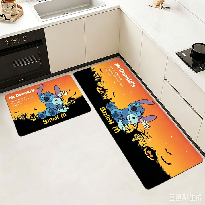 Animated Character Kitchen Mat Set
