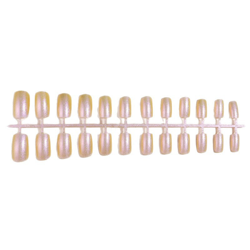Glossy Reflective Press-On Nail Set Kalsten
